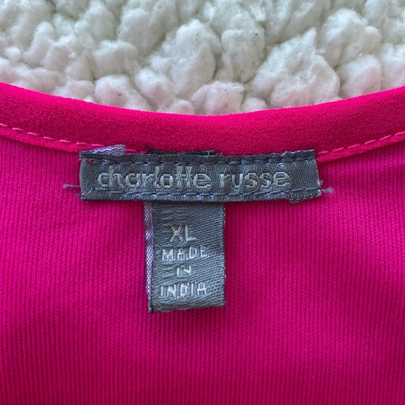 Fluorescent Neon Hot Pink XL Tank Top - Picture 3 of 8